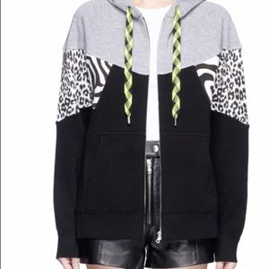 Grey Marc Jacobs animal print hoodie